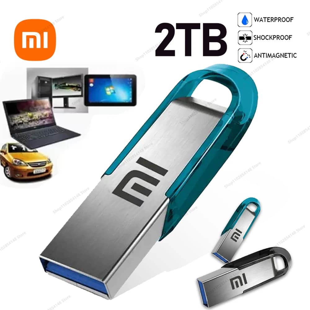Pendrive Xiaomi 2TB USB 3.0 – Metalowy, Wysoka Prędkość – 1TB / 512GB / – Do PC, Laptopa, Smartfona i PS5