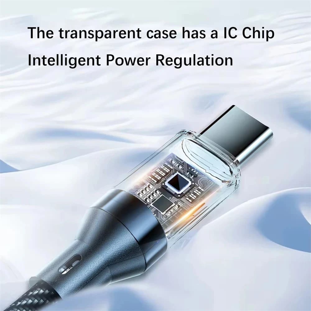 Kabel Szybkiego Ładowania NNBILI USB‑C 120W/6A – PD, 2m  MacBook, Xiaomi, Samsung